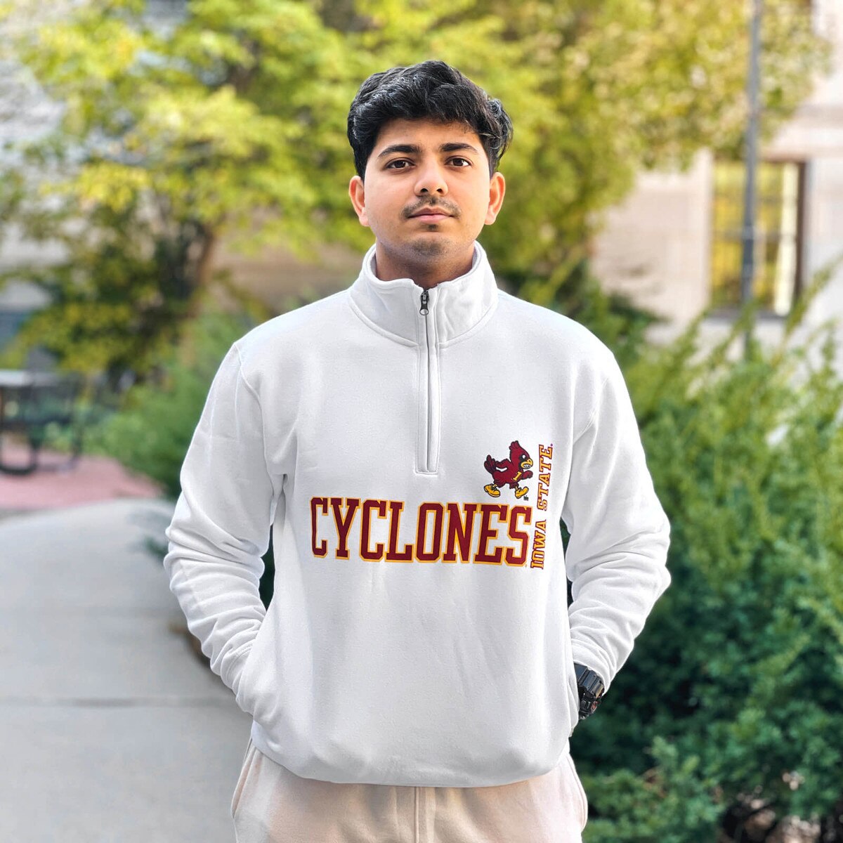 Gear For Sports Cyclones Walking Cy White 1/4-Zip